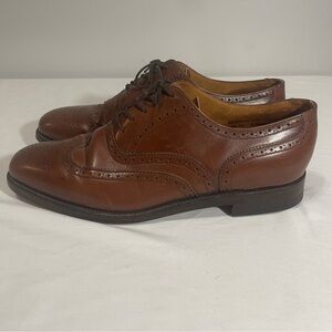 Polo by Ralph Lauren Brown Leather Oxford Shoes Mens Size 11D